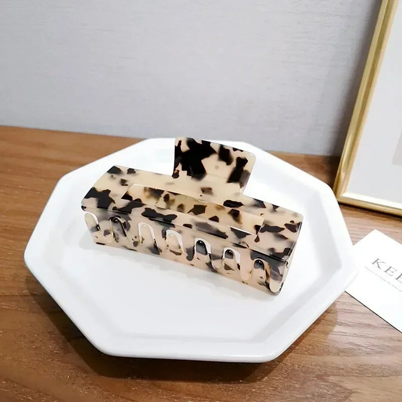 Leopard Hair Claw clip.