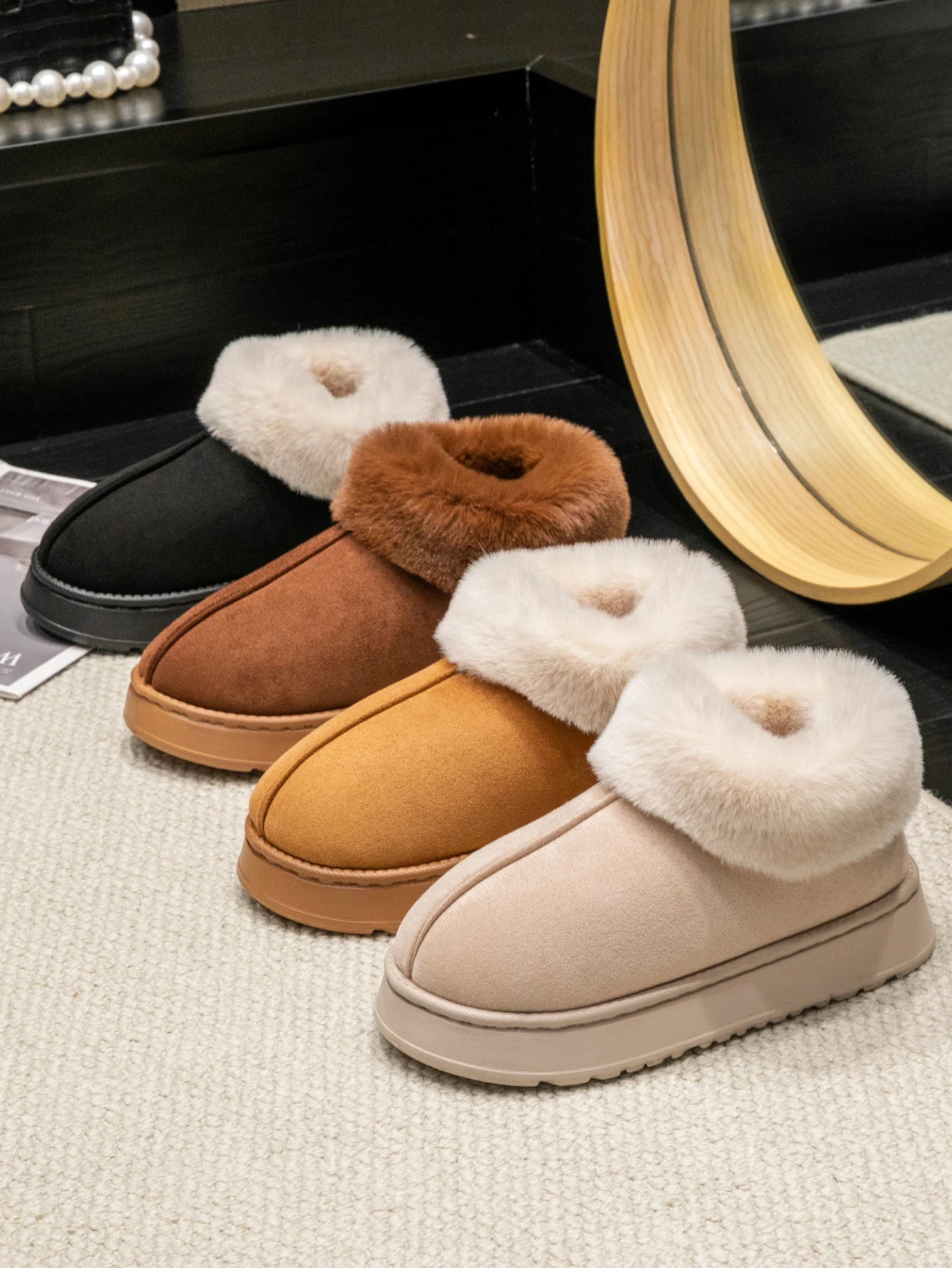 Women's  Fluffy Fashion Snow Boots