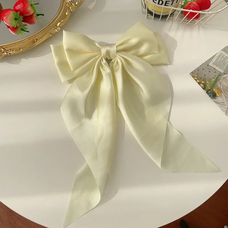 Bow Ribbon Hair Clip for Women