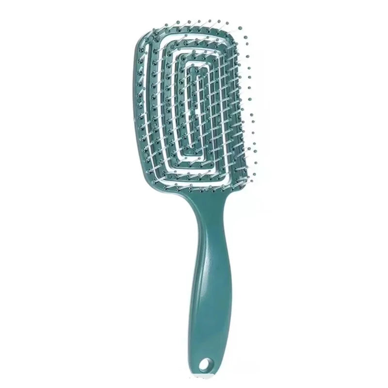 1Pcs Elastic Massage Comb
 Hollow Out Hair Brush Scalp Massage