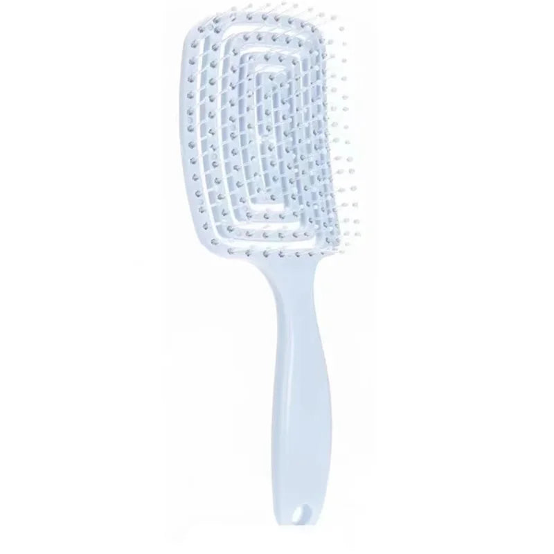 1Pcs Elastic Massage Comb
 Hollow Out Hair Brush Scalp Massage