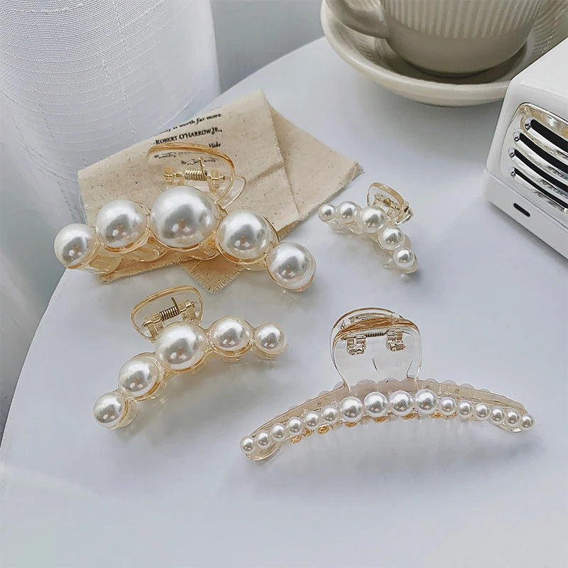 Pearl Hair Claws for Women.