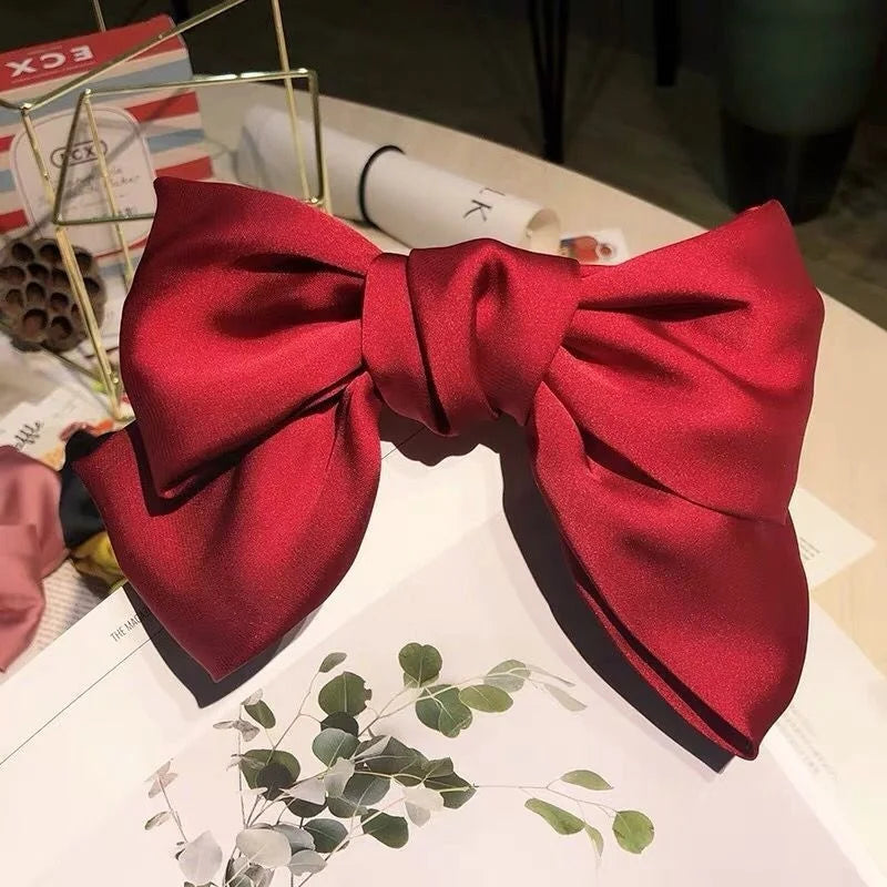 Bow Ribbon Hair Clip for Women