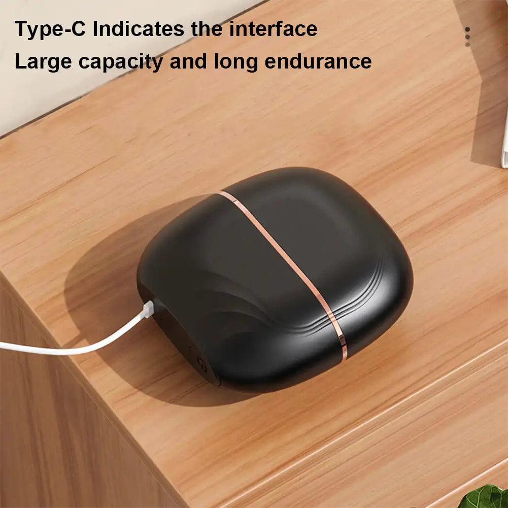 Mini Wireless Charging Portable  Hair Straightening Comb