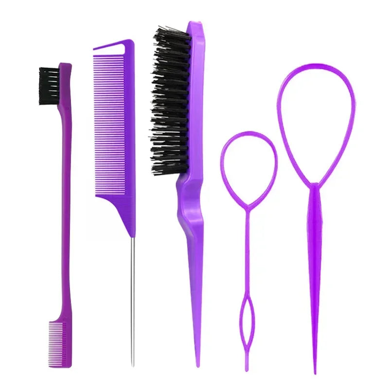 3-10pcs Hair Styling Comb Set Teasing Hair Brush.