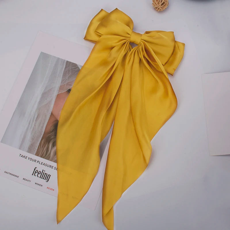 Bow Ribbon Hair Clip for Women